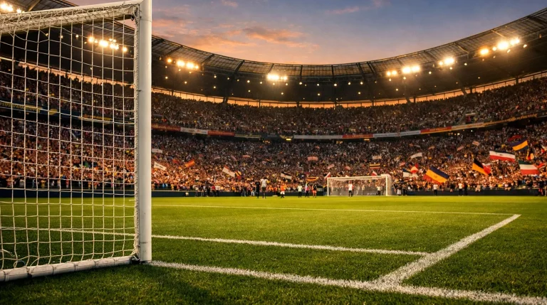 Bundesliga-Stadion mit vollen Tribünen – Saison 2025/26