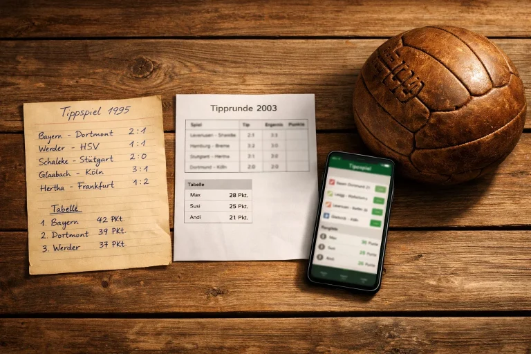 Tippspiel-Geschichte – von Papier-Tippschein zu digitalem Smartphone