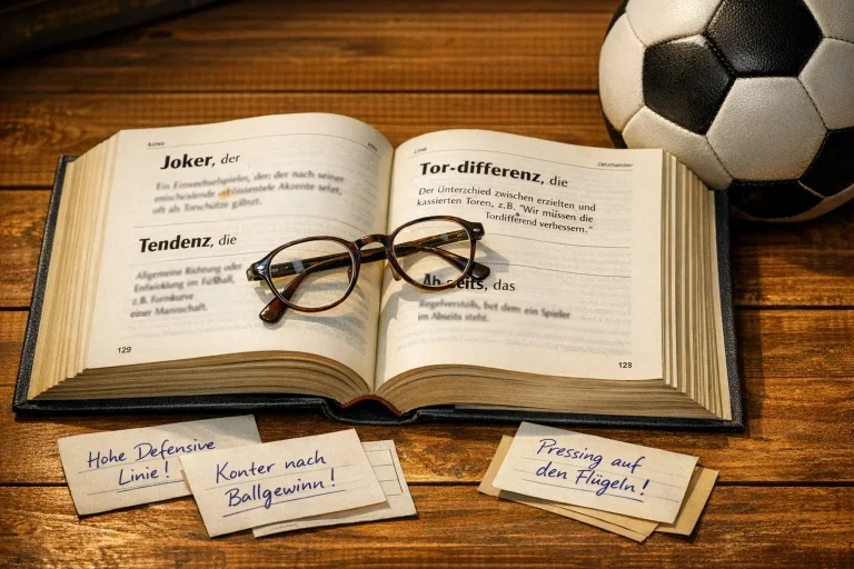 Tippspiel-Glossar – Wörterbuch mit Fußball-Fachbegriffen