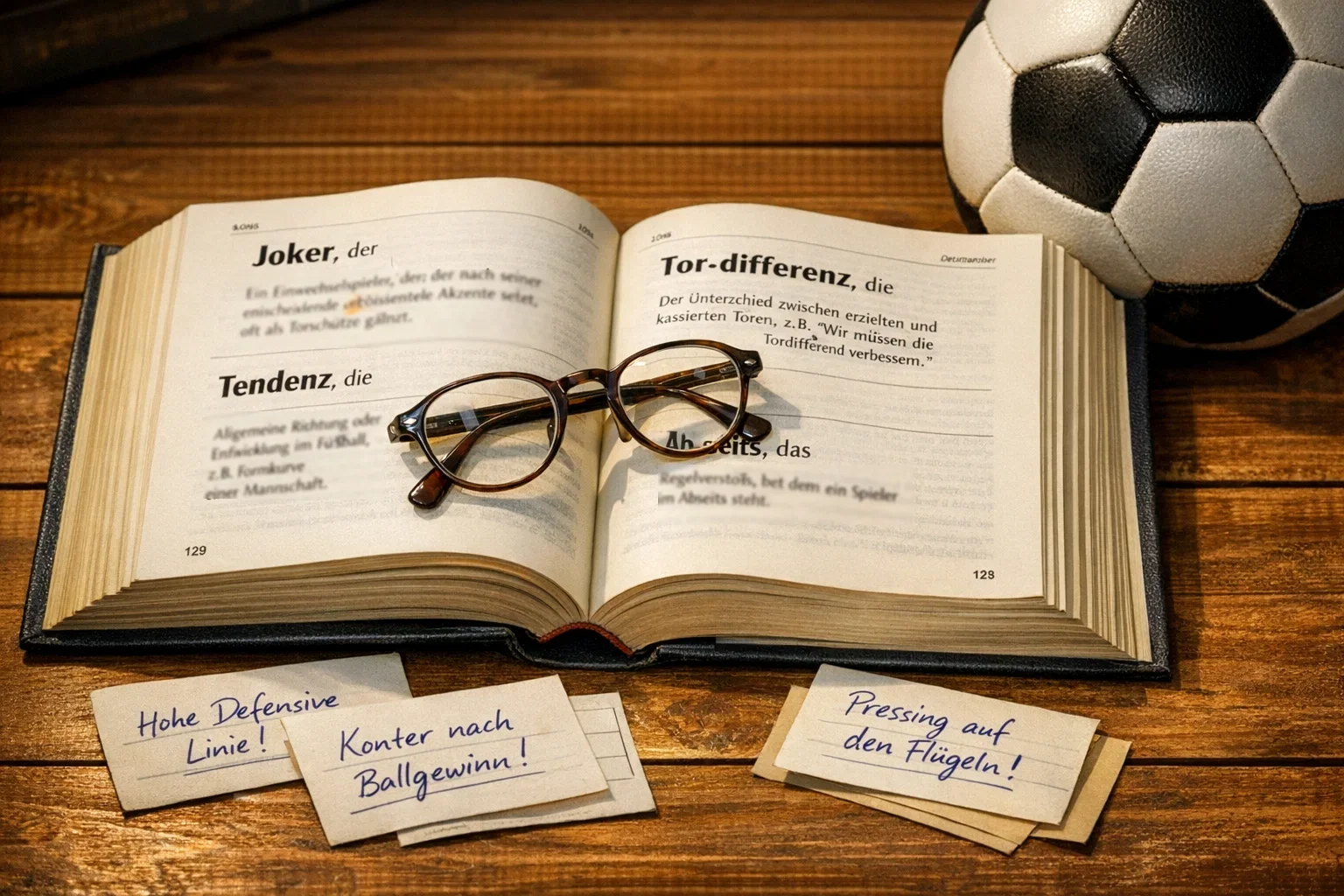 Tippspiel-Glossar – Wörterbuch mit Fußball-Fachbegriffen