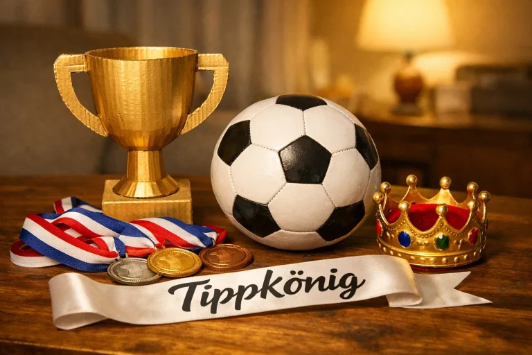Tippspiel-Preis – Pokal und Medaillen für den Gewinner